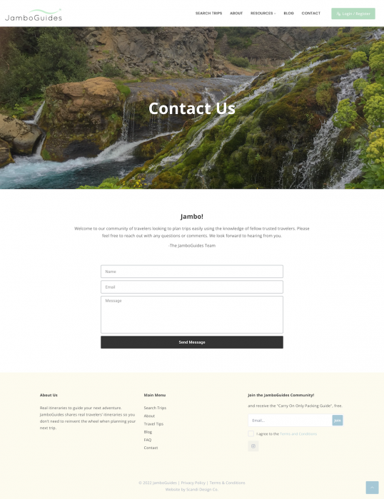 JamboGuides Contact
